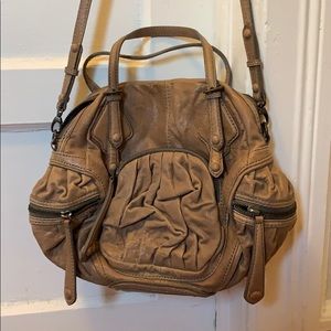 Oryany “mushroom” color Penelope satchel, NWT
